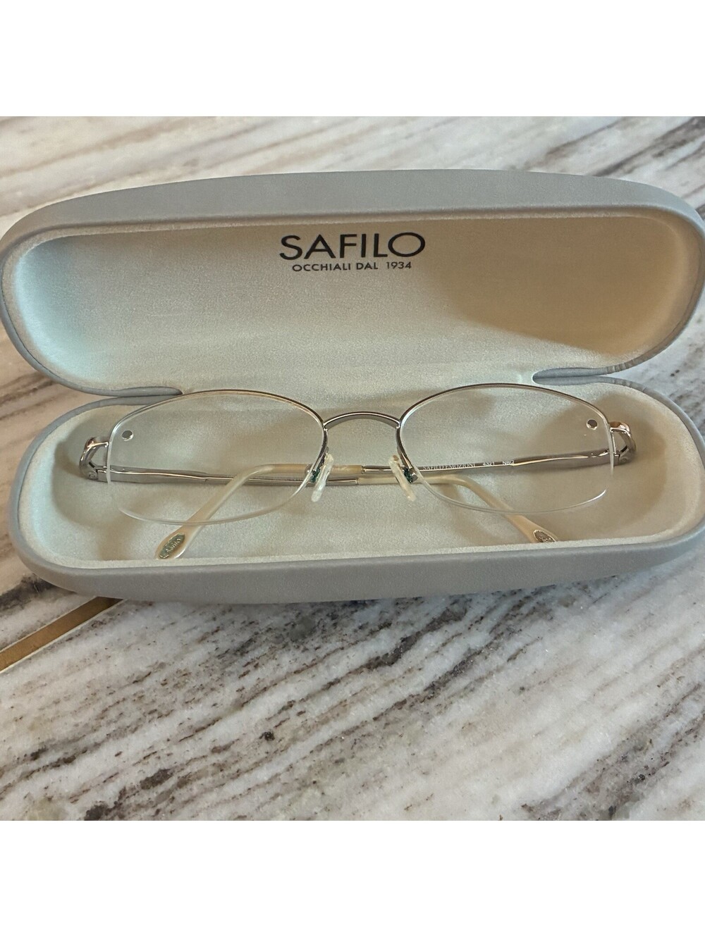 Safilo Emozioni Elasta Eyeglass Frames 4321 NBQ 130 - Made in Italy